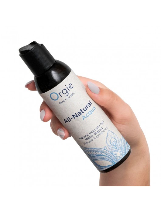 Интимный гель на водной основе Orgie All-Natural Acqua - 150 мл. - ORGIE - купить с доставкой в Камышине