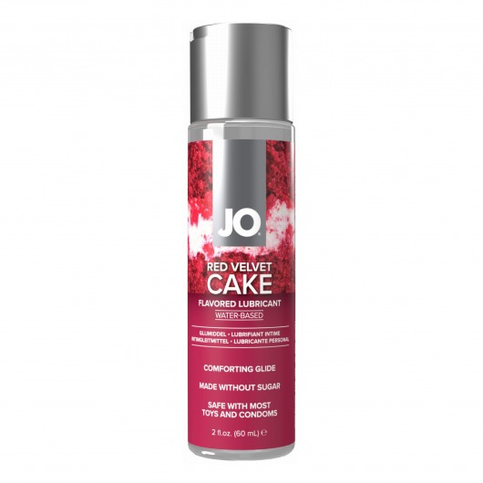 Лубрикант на водной основе JO H2O Red Velvet Cake Flavored Lubricant - 60 мл. - System JO - купить с доставкой в Камышине