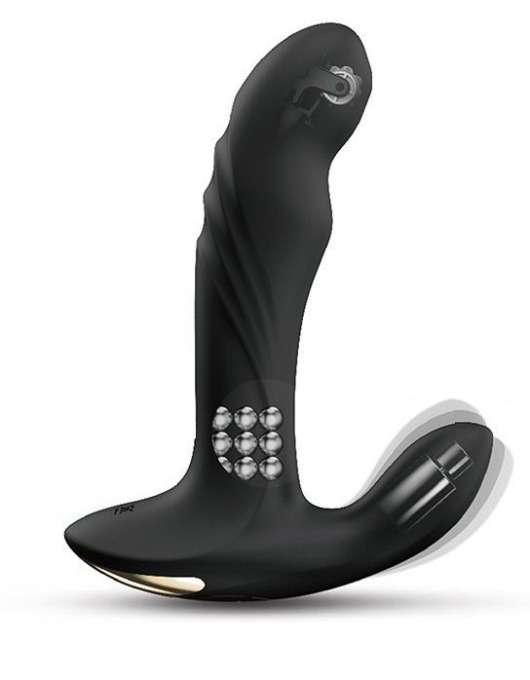 Черный вибромассажер простаты Multi P-Joy с 3 моторами - Dorcel - в Камышине купить с доставкой