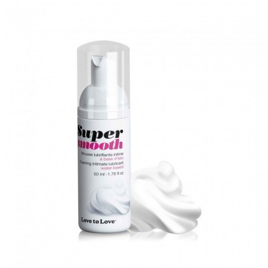 Лубрикант нежнейшая пенка Super Smooth Foaming Intime Lubricant - 50 мл. - Love to Love - купить с доставкой в Камышине