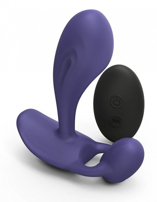 Темно-синий вибромассажер Witty P G Vibrator with Remote Control - Love to Love - в Камышине купить с доставкой