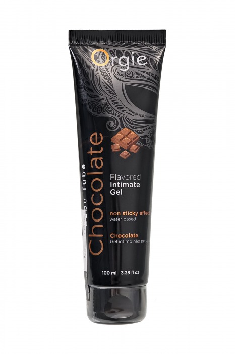 Интимный гель на водной основе Lube Tube Chocolate с шоколадным вкусом - 100 мл. - ORGIE - купить с доставкой в Камышине