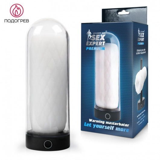 Оригинальный мастурбатор в колбе с нагревом - Sex Expert - в Камышине купить с доставкой