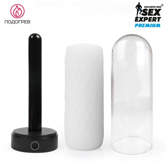 Оригинальный мастурбатор в колбе с нагревом - Sex Expert - в Камышине купить с доставкой