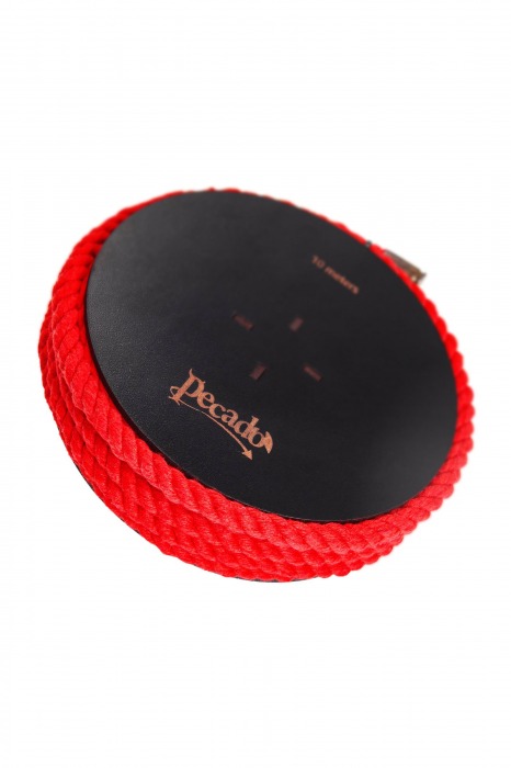 Красная веревка для шибари на катушке - 10 м. - Pecado - купить с доставкой в Камышине