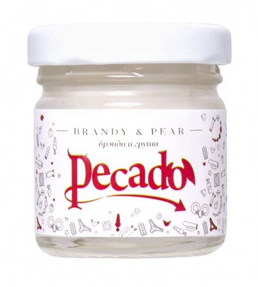 Массажная свеча Brandy   Pear - 35 мл. - Pecado - купить с доставкой в Камышине