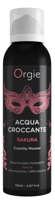 Хрустящая пенка для массажа Orgie Acqua Croccante Sakura с ароматом сакуры - 150 мл. - ORGIE - купить с доставкой в Камышине