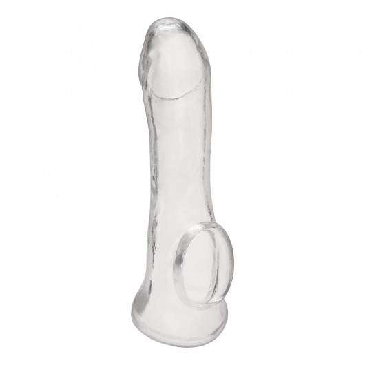 Прозрачная насадка на пенис Transparent Penis Enhancing Sleeve Extension - 15,9 см. - BlueLine - в Камышине купить с доставкой