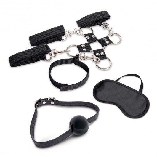 Набор для фиксации из 7 предметов Hogtie   Ball Gag Kit - Lux Fetish - купить с доставкой в Камышине