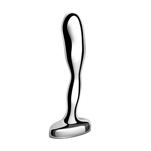 Стальной стимулятор простаты Stainless Steel Prostate Plug - 11,5 см. - b-Vibe - в Камышине купить с доставкой