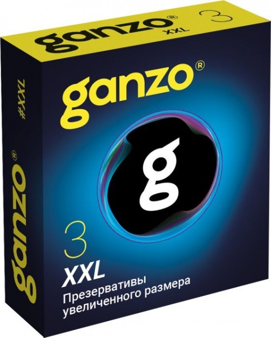 Презервативы увеличенного размера Ganzo XXL - 3 шт. - Ganzo - купить с доставкой в Камышине