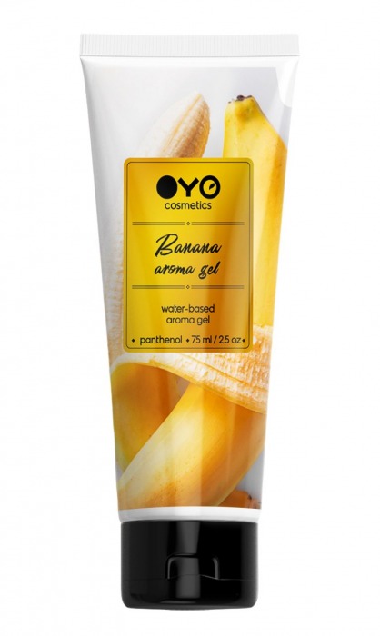 Лубрикант на водной основе OYO Aroma Gel Banana с ароматом банана - 75 мл. - OYO - купить с доставкой в Камышине