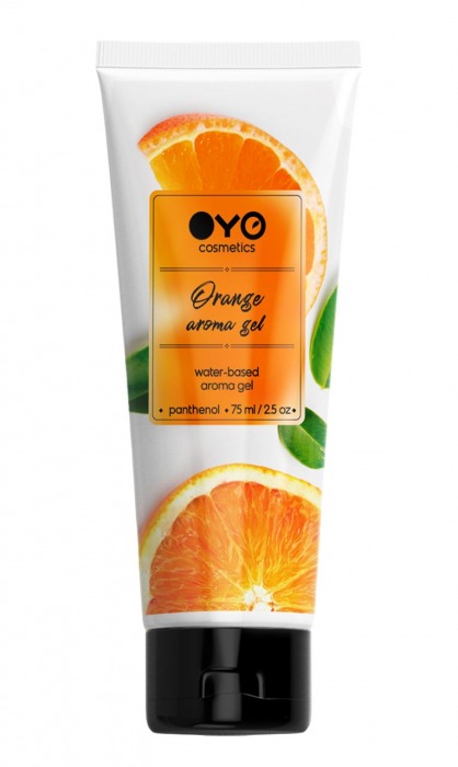 Лубрикант на водной основе OYO Aroma Gel Orange с ароматом апельсина - 75 мл. - OYO - купить с доставкой в Камышине