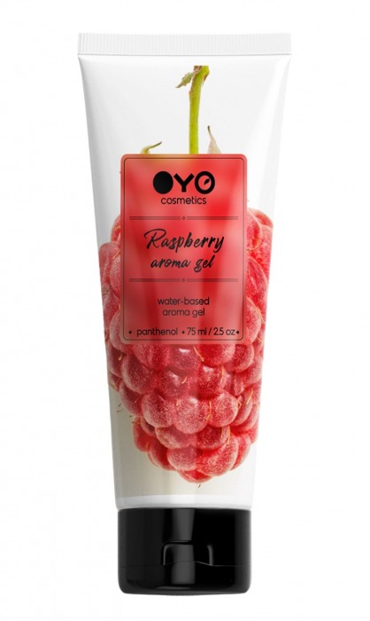 Лубрикант на водной основе OYO Aroma Gel Raspberry с ароматом малины - 75 мл. - OYO - купить с доставкой в Камышине