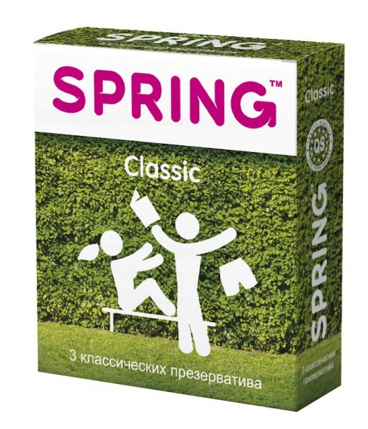 Классические презервативы SPRING CLASSIC - 3 шт. - SPRING - купить с доставкой в Камышине