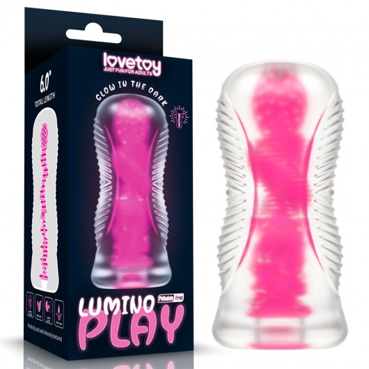 Светящийся в темноте мастурбатор 6.0 Lumino Play Masturbator - Lovetoy - в Камышине купить с доставкой