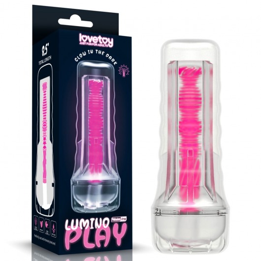 Светящийся в темноте мастурбатор 8.5 Lumino Play Masturbator - Lovetoy - в Камышине купить с доставкой
