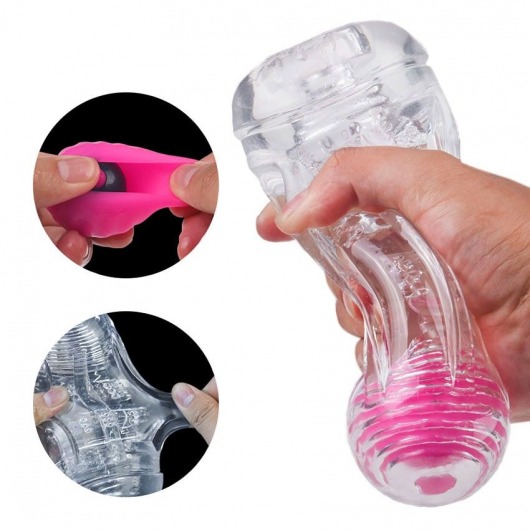 Прозрачный вибромастурбатор Space Capsule-RСT - S-HANDE - в Камышине купить с доставкой