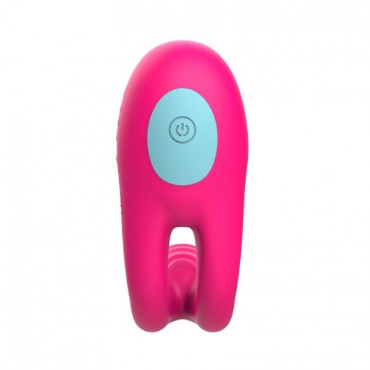 Розовое виброкольцо с пультом ДУ - I-MOON - в Камышине купить с доставкой