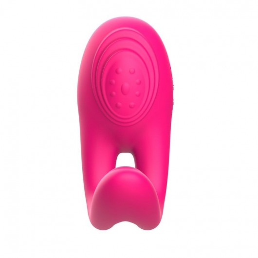 Розовое виброкольцо с пультом ДУ - I-MOON - в Камышине купить с доставкой