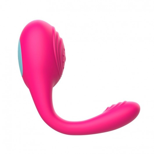 Розовое виброкольцо с пультом ДУ - I-MOON - в Камышине купить с доставкой