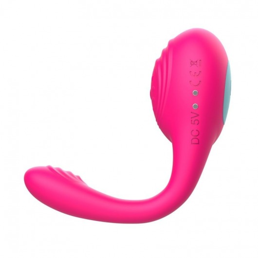 Розовое виброкольцо с пультом ДУ - I-MOON - в Камышине купить с доставкой