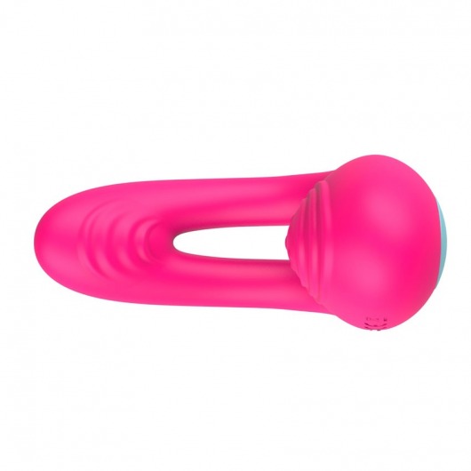 Розовое виброкольцо с пультом ДУ - I-MOON - в Камышине купить с доставкой