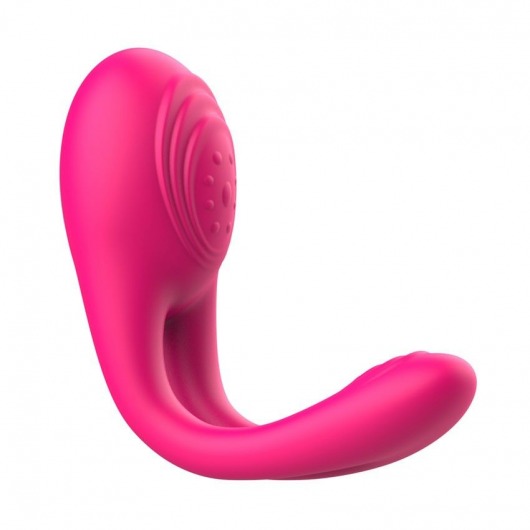 Розовое виброкольцо с пультом ДУ - I-MOON - в Камышине купить с доставкой