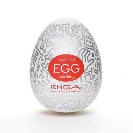 Мастурбатор-яйцо Keith Haring EGG PARTY - Tenga - в Камышине купить с доставкой