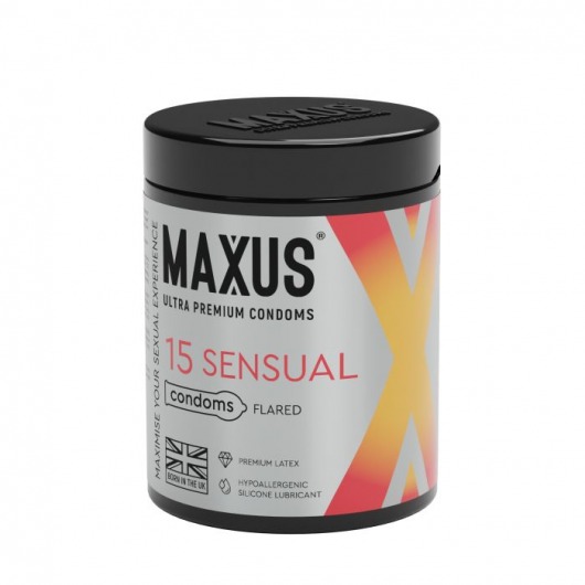 Анатомические презервативы MAXUS Sensual - 15 шт. - Maxus - купить с доставкой в Камышине