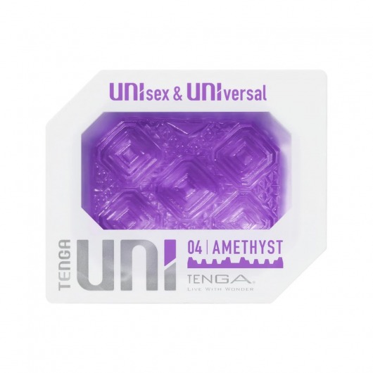 Фиолетовый мастурбатор-стимулятор Tenga Uni Amethyst - Tenga - в Камышине купить с доставкой