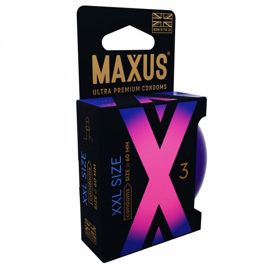 Презервативы Maxus XXL увеличенного размера - 3 шт. - Maxus - купить с доставкой в Камышине