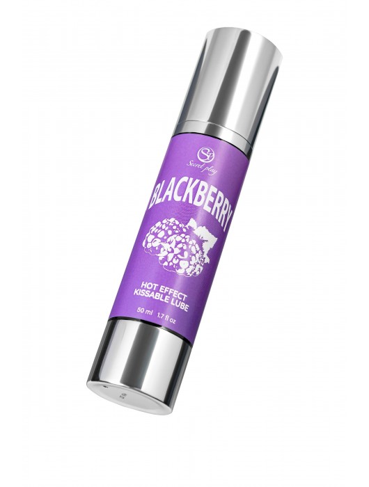 Массажное масло 2-в-1 Blackberry Hot Effect с разогревающим эффектом и вкусом ежевики - 50 мл. - Secret Play - купить с доставкой в Камышине