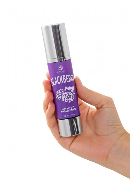 Массажное масло 2-в-1 Blackberry Hot Effect с разогревающим эффектом и вкусом ежевики - 50 мл. - Secret Play - купить с доставкой в Камышине