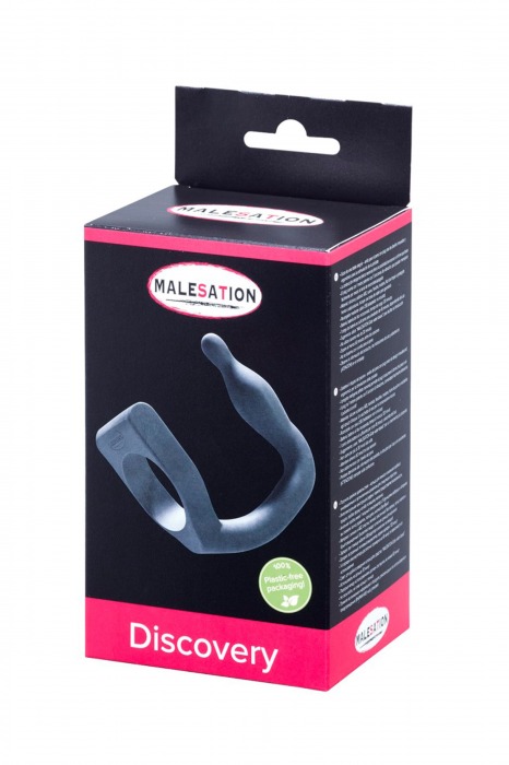Эрекционное кольцо с вибровтулкой Discovery - MALESATION - в Камышине купить с доставкой