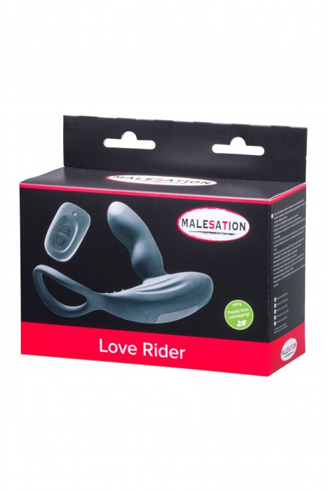 Стимулятор простаты с эрекционным кольцом Love Rider - MALESATION - в Камышине купить с доставкой