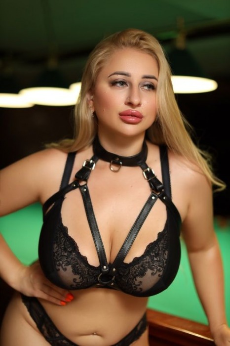 Черная кожаная сбруя с ошейником plus size из нежной кожи - БДСМ Арсенал - купить с доставкой в Камышине