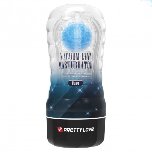 Прозрачный текстурированный мастурбатор Vacuum Cup Masturbator Planet - Baile - в Камышине купить с доставкой