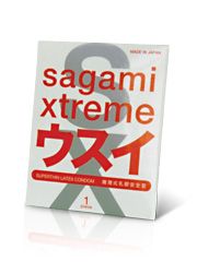 Ультратонкий презерватив Sagami Xtreme SUPERTHIN - 1 шт. - Sagami - купить с доставкой в Камышине