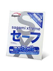 Презерватив Sagami Xtreme Ultrasafe с двойным количеством смазки - 1 шт. - Sagami - купить с доставкой в Камышине