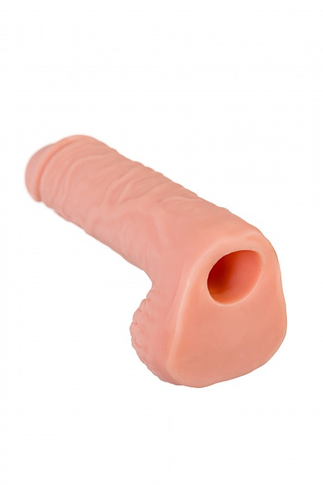 Телесная удлиняющая фаллическая насадка - 16 см. - ToyFa - в Камышине купить с доставкой