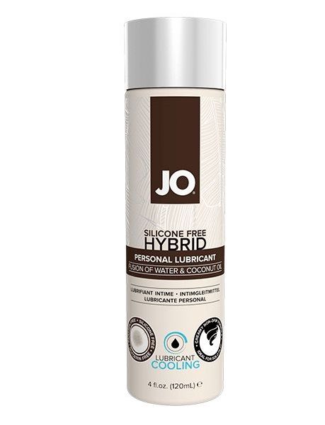 Водно-масляный лубрикант с охлаждающим эффектом JO Silicon free Hybrid Lubricant COOLING - 120 мл. - System JO - купить с доставкой в Камышине