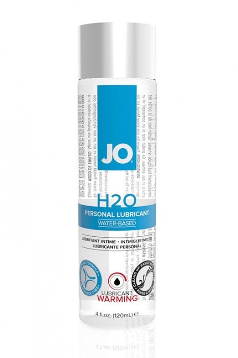 Возбуждающий лубрикант на водной основе JO Personal Lubricant H2O Warming - 120 мл. - System JO - купить с доставкой в Камышине