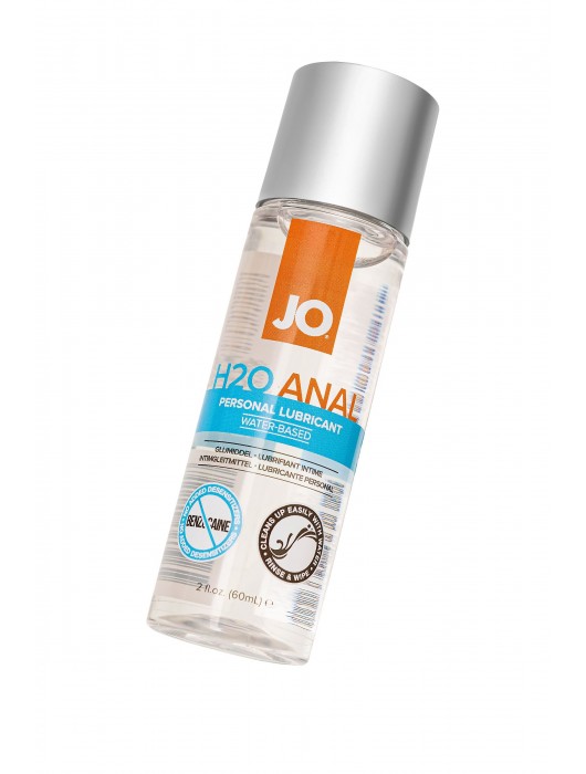 Анальный лубрикант на водной основе JO Anal H2O - 60 мл. - System JO - купить с доставкой в Камышине