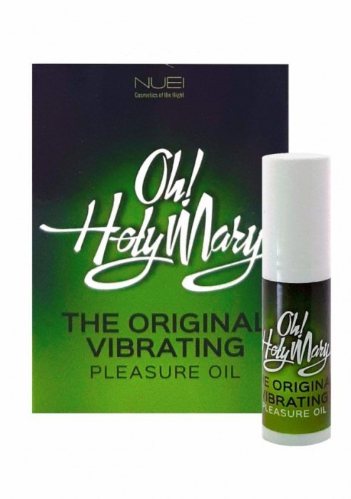 Масло унисекс с эффектом вибрации Oh! Holy Mary - 6 мл. - Nuei cosmetics - купить с доставкой в Камышине