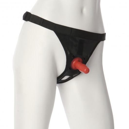 Трусики со штырьком для фиксации насадок Ultra Harness with Plug - Doc Johnson - купить с доставкой в Камышине