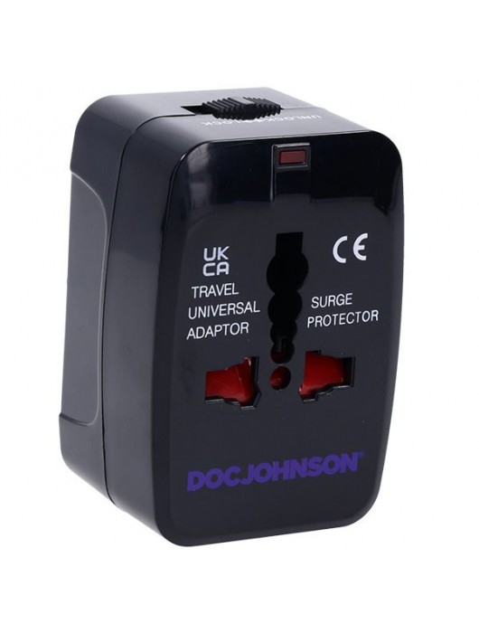 Черный жезловый вибромассажёр Merci Power Wand - Doc Johnson
