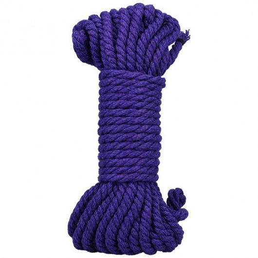 Фиолетовая верёвка для связывания и фиксации Bind Tie - 9,14 м. - Doc Johnson - купить с доставкой в Камышине