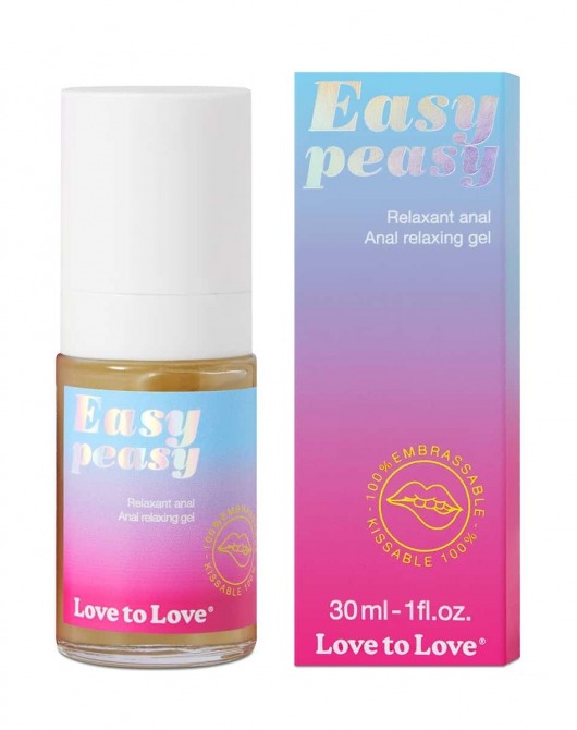 Анальный расслабляющий гель Easy Peasy - 30 мл. - Love to Love - купить с доставкой в Камышине