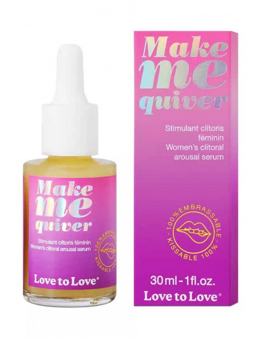 Возбуждающие капли для клитора Make Me Quiver - 30 мл. - Love to Love - купить с доставкой в Камышине